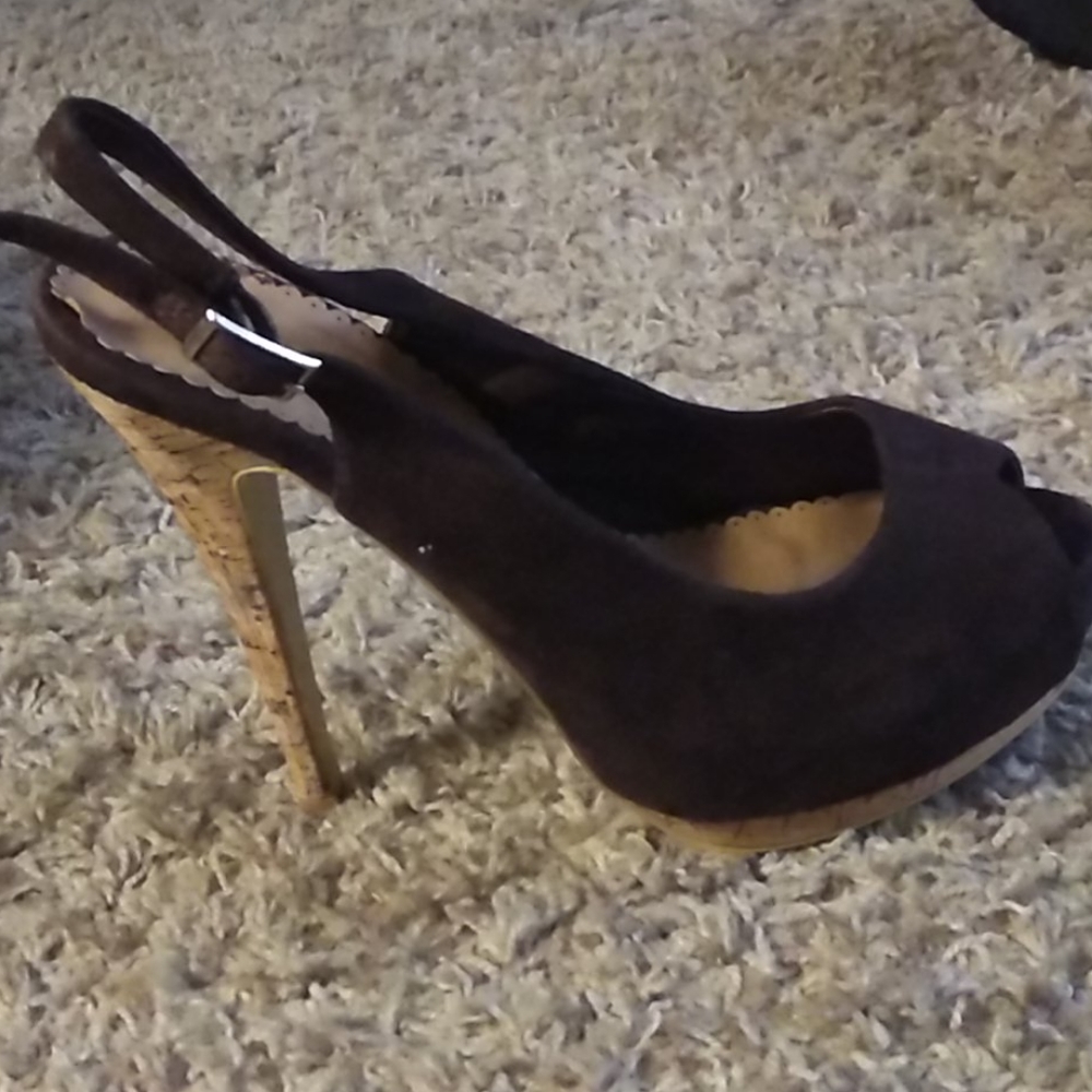 Wedge with heels